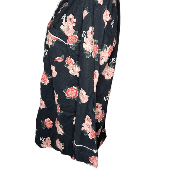 Victoria’s Secret Roses Print Robe Size Medium - Picture 9 of 11